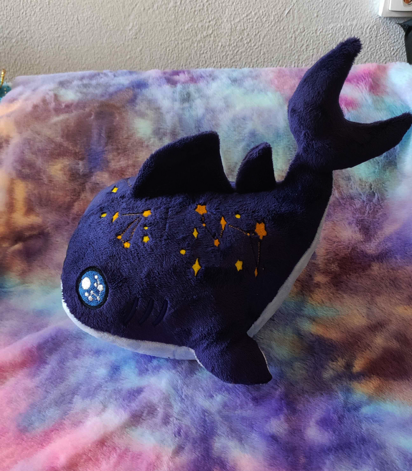 Requin-baleine stellaire indigo