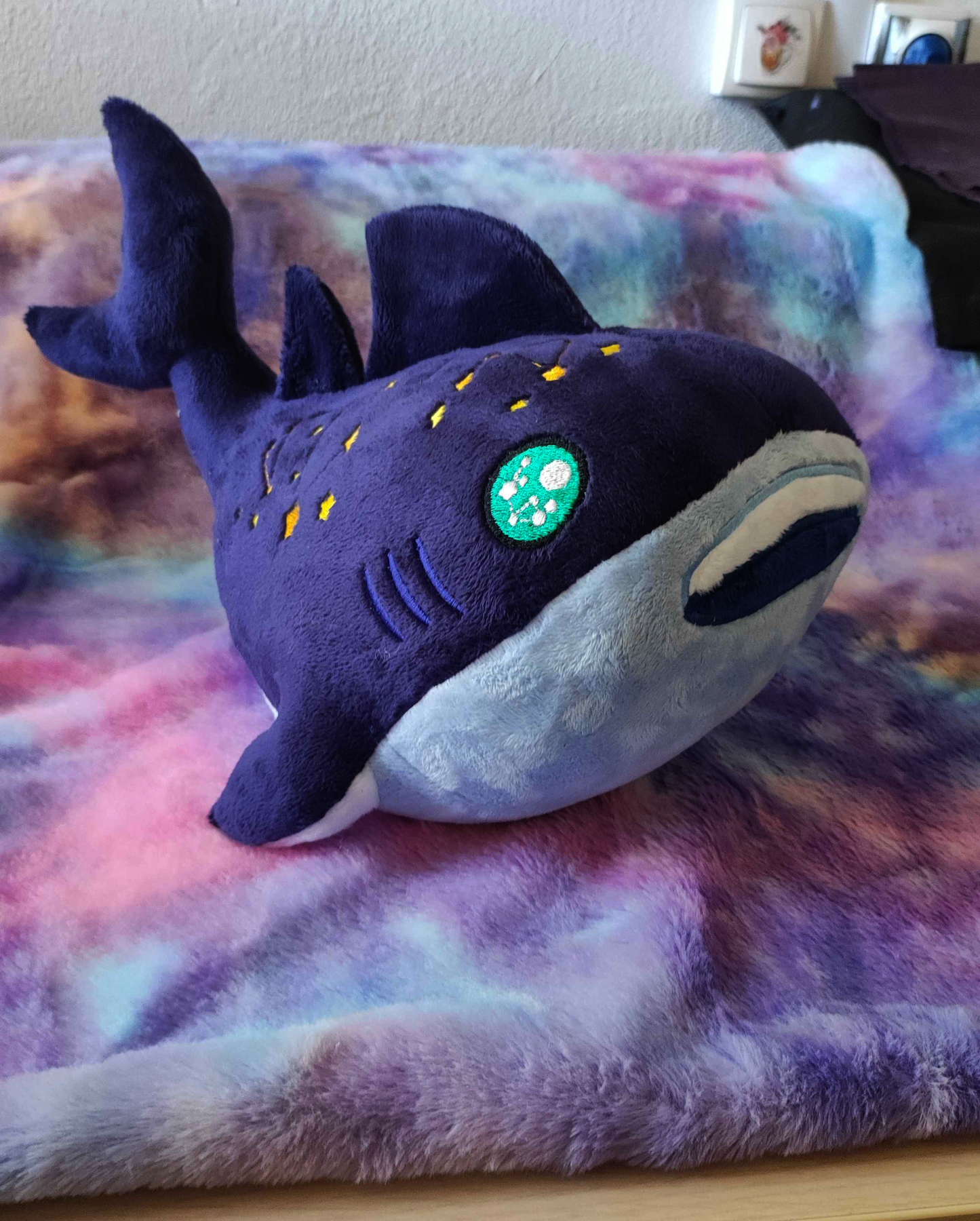 Requin-baleine stellaire indigo