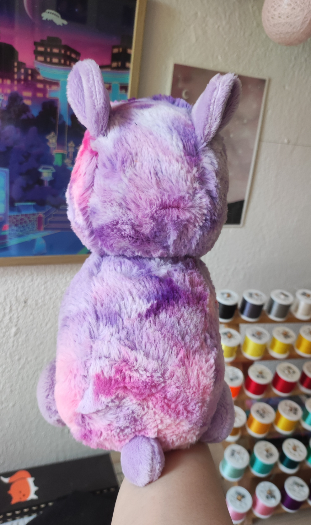Fluffy Pastel Capybara (pink lilac)