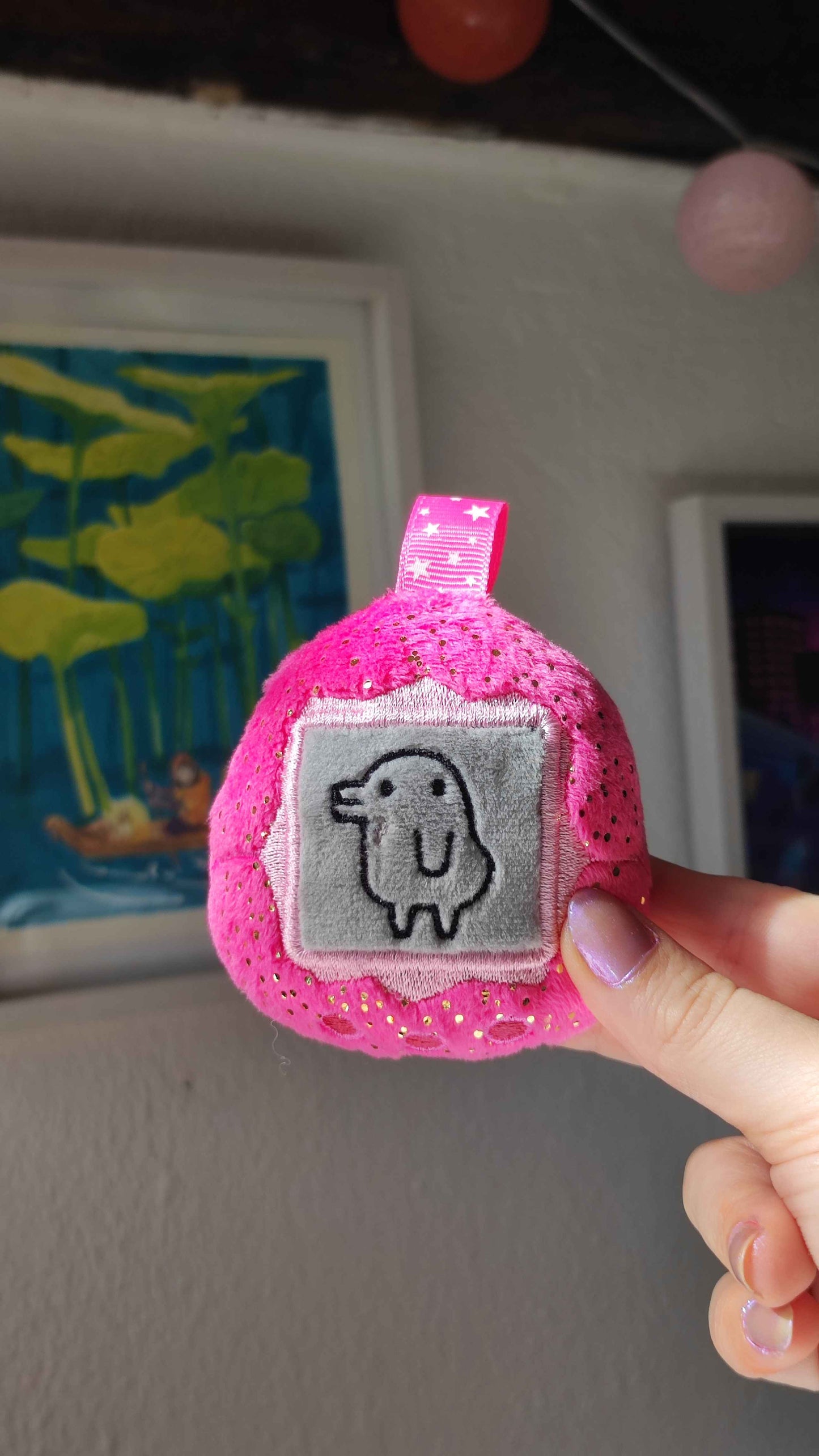 Oeuf de poche Retro - Kuchi rose foncé