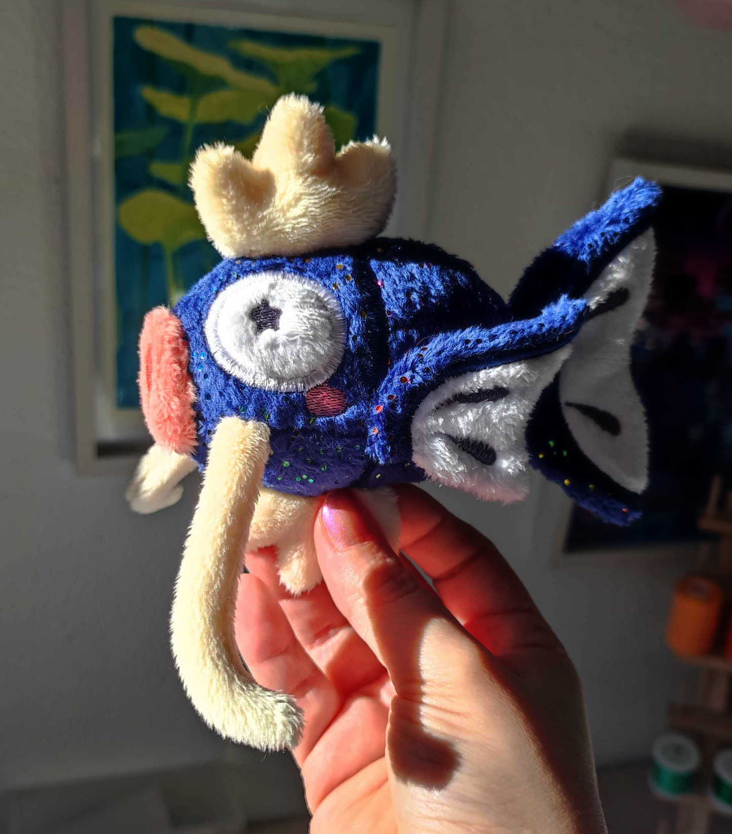 Carpe Koi - Bleu brillant (aimanté)