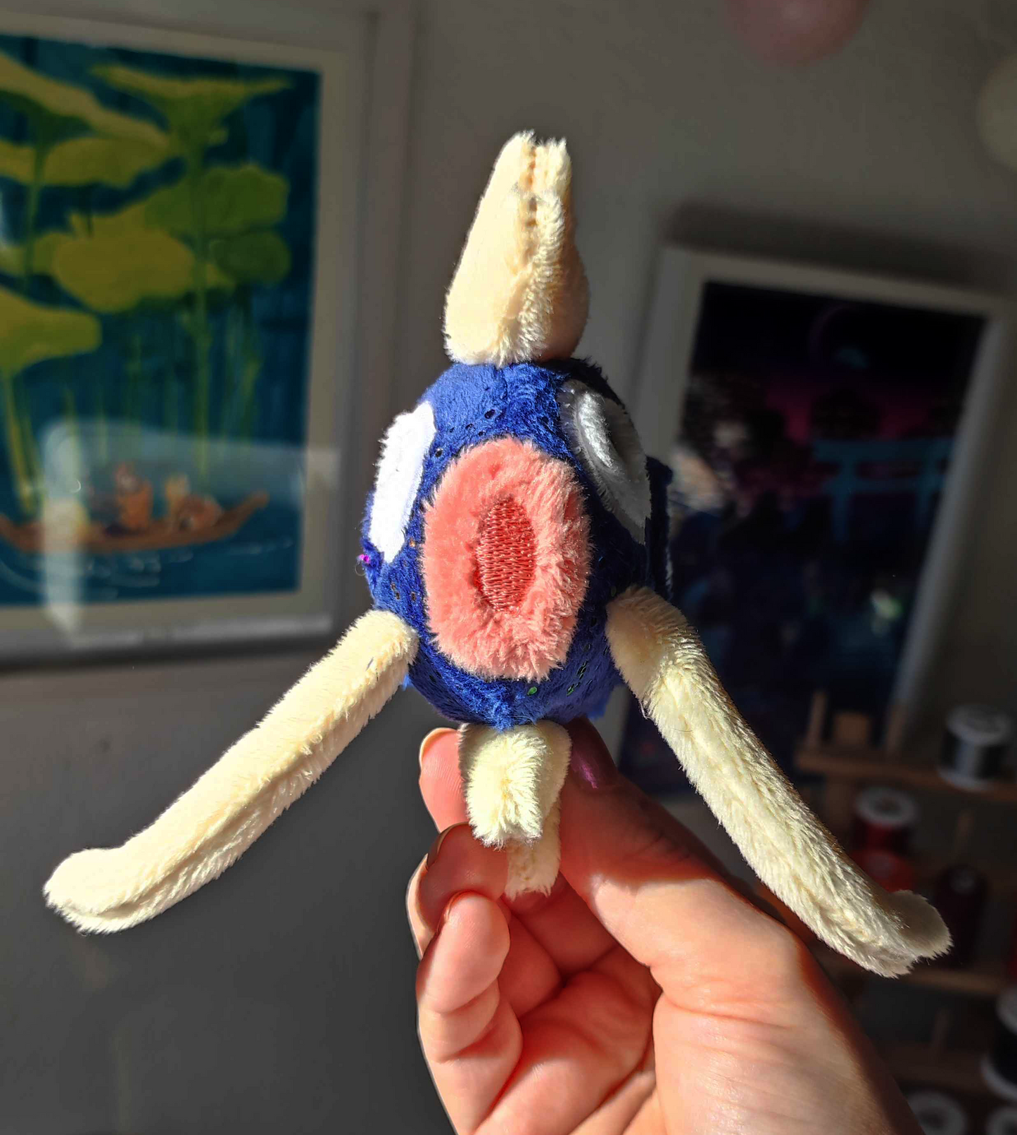 Carpe Koi - Bleu brillant (aimanté)