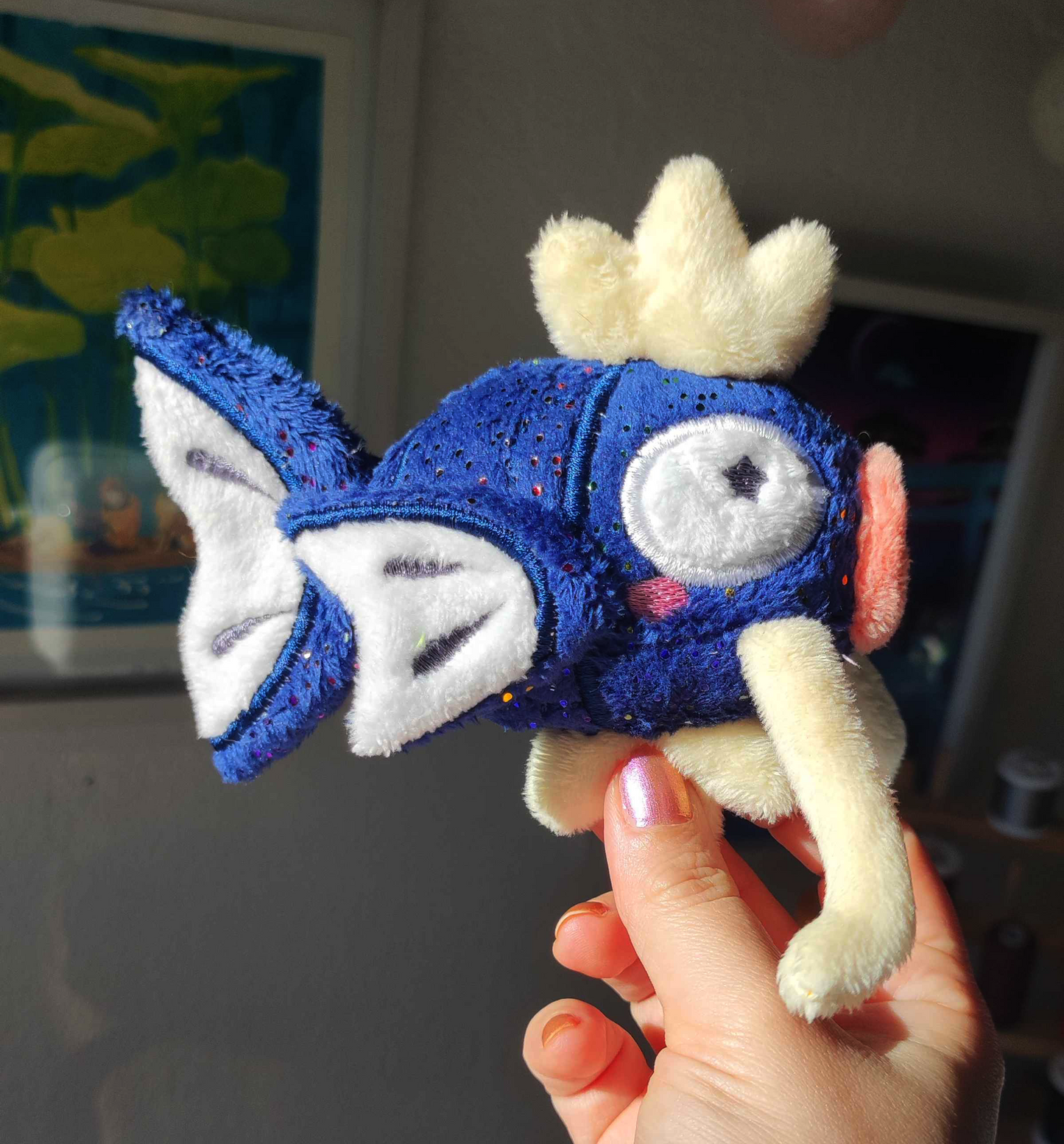 Carpe Koi - Bleu brillant (aimanté)