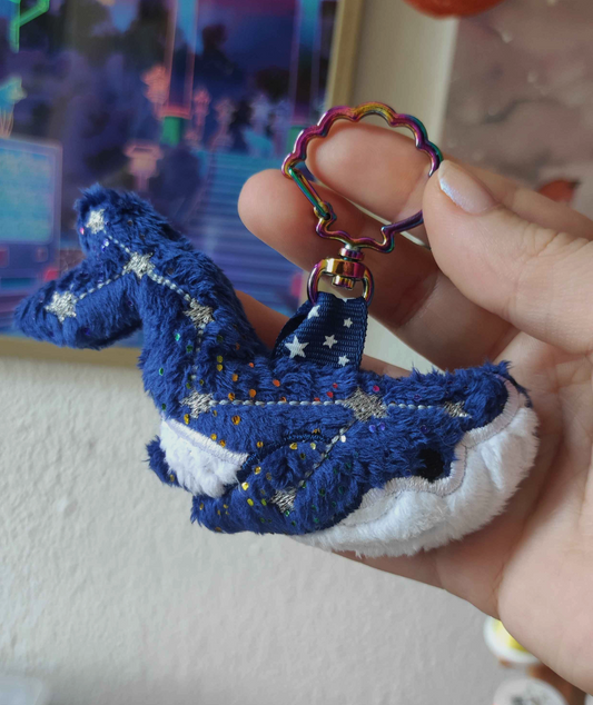 Baleine constellation - Argentée (porte clé)