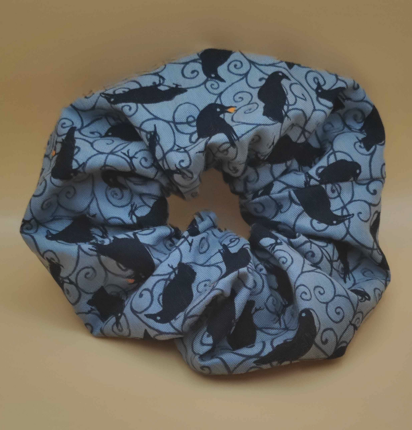 Scrunchie corbeaux (Chouchou)