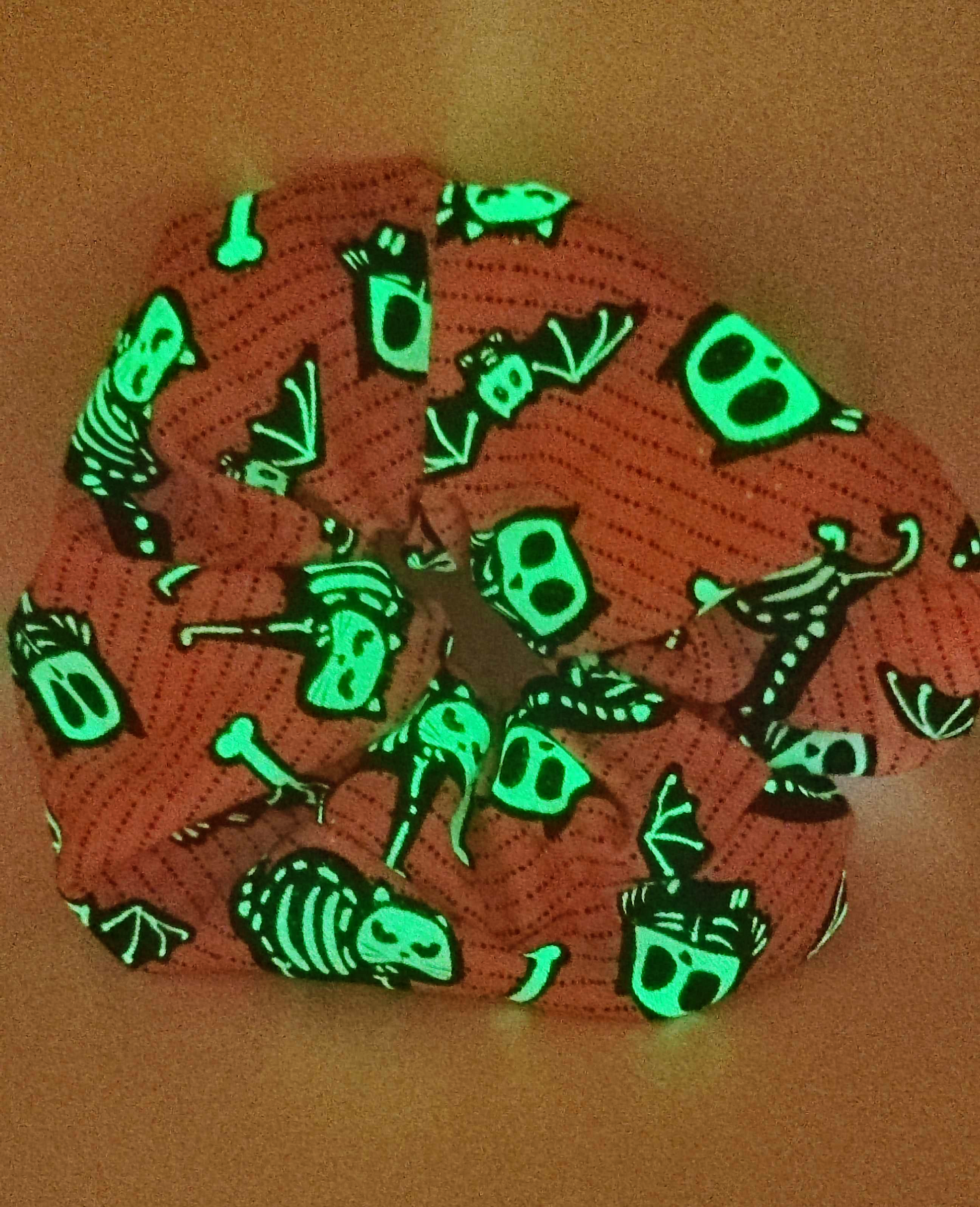 Scrunchie Os phosphorescent (Chouchou)