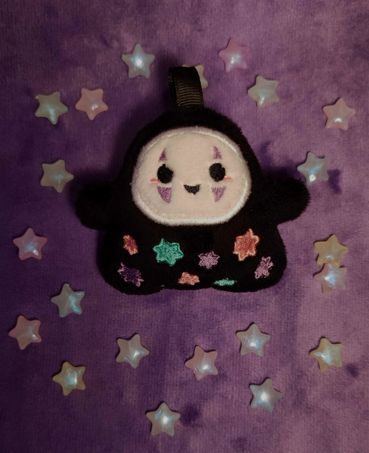 Faceless Konpeito mini charm plushie