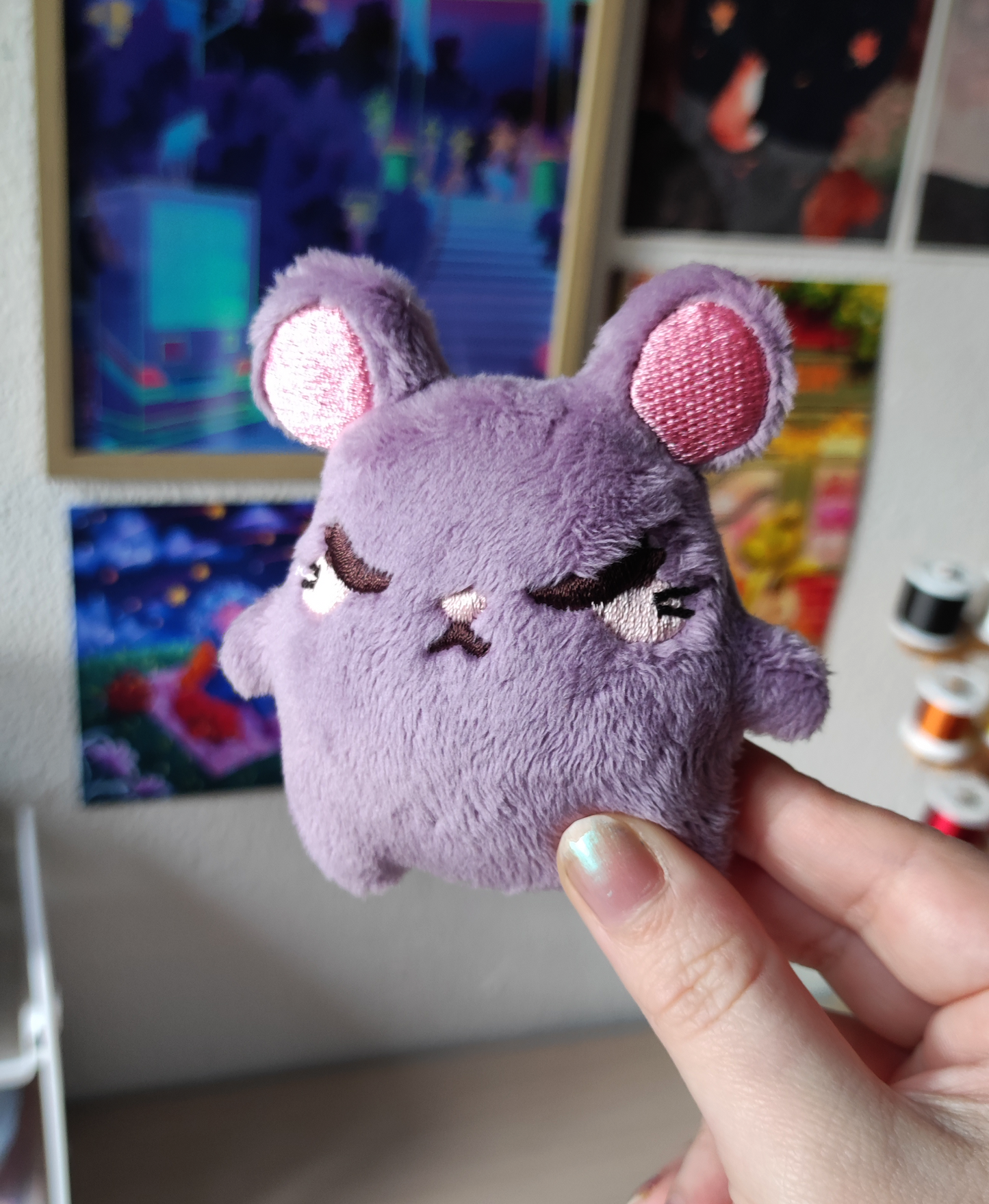 Souris et son costume festif | Gâteau roulé