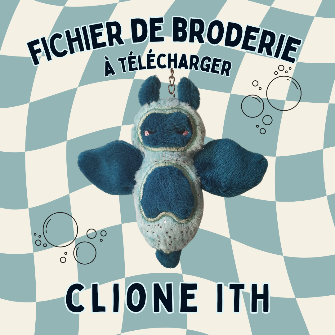 Fichier de broderie TELECHARGEMENT - Clione des mers (ITH)