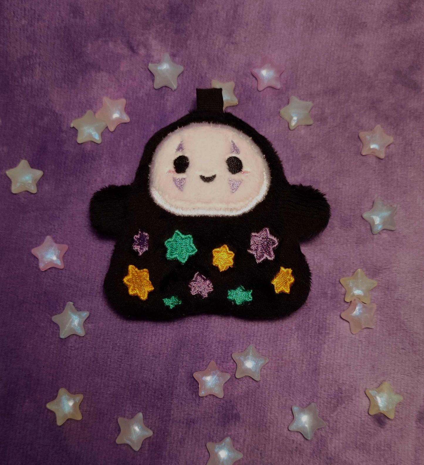 Faceless Konpeito mini charm plushie