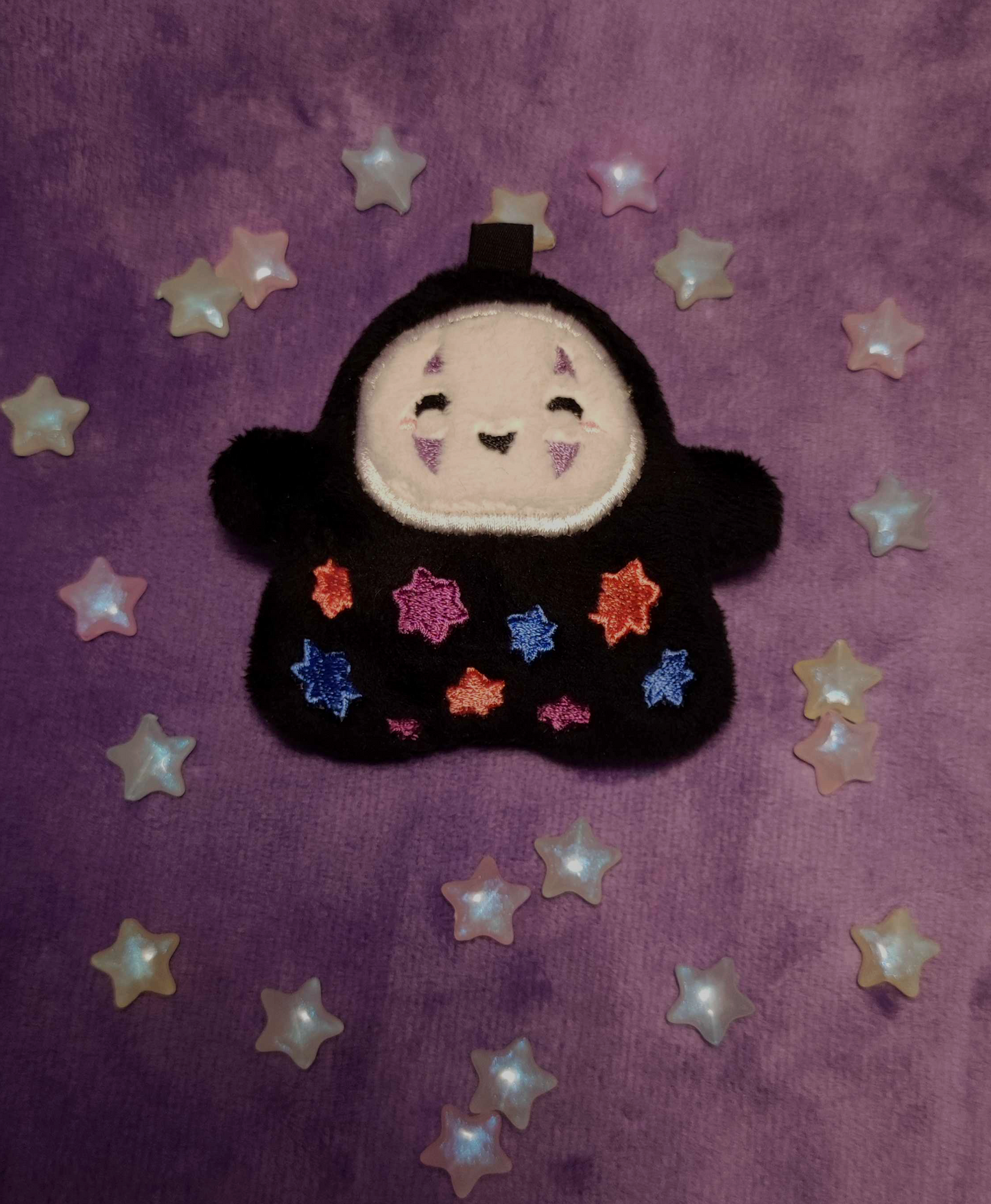 Faceless Konpeito mini charm plushie