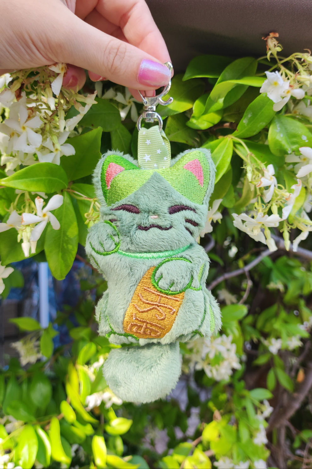 Matcha - Maneki Neko Keychain