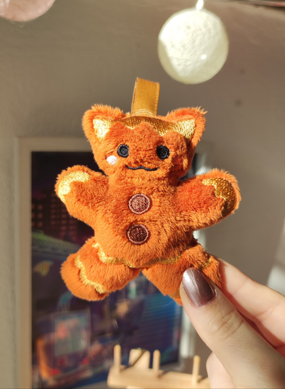 Gingerbread Cookie Kitty Charm (Overbaked)