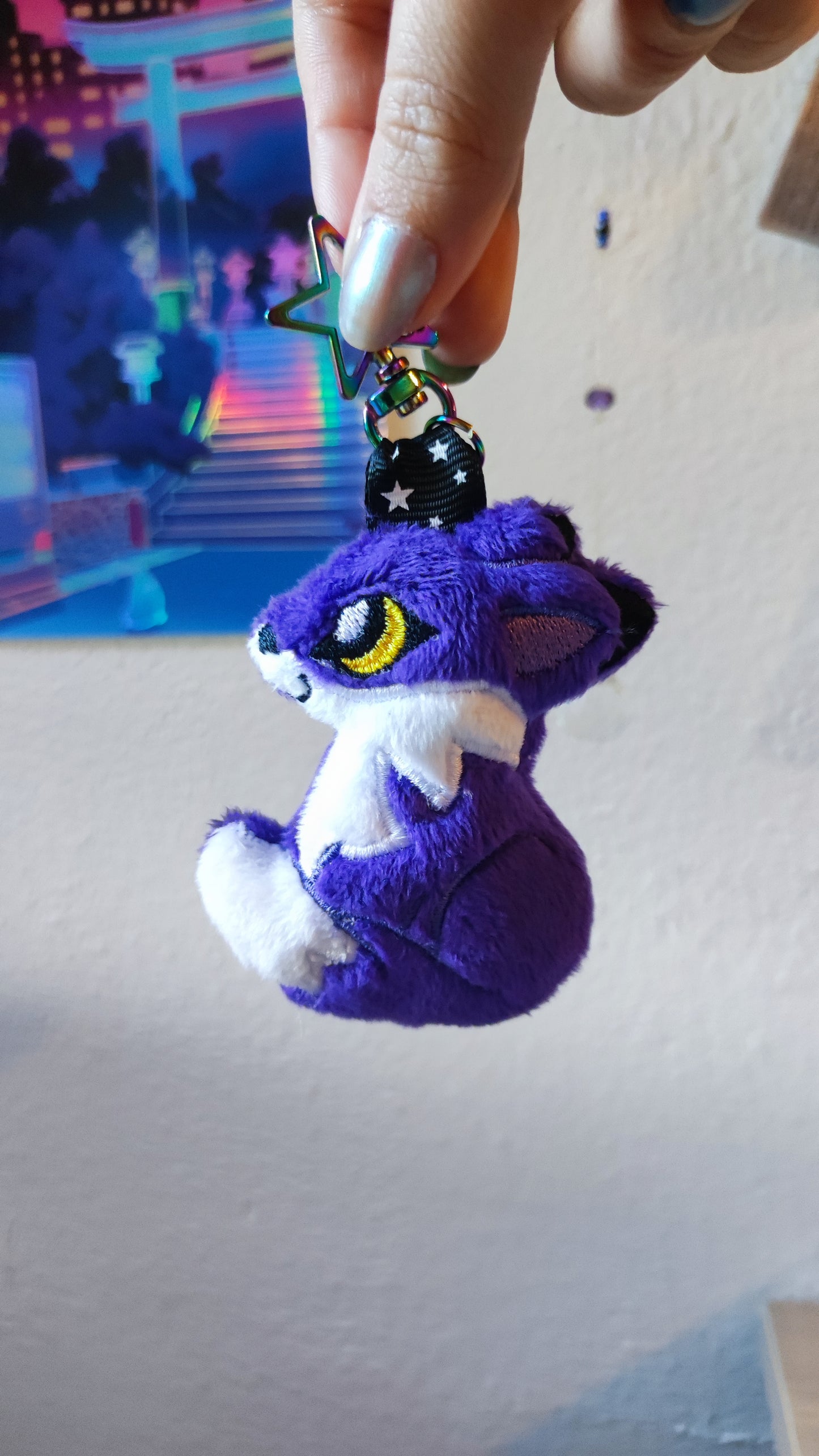 Non Binary Fox keychain