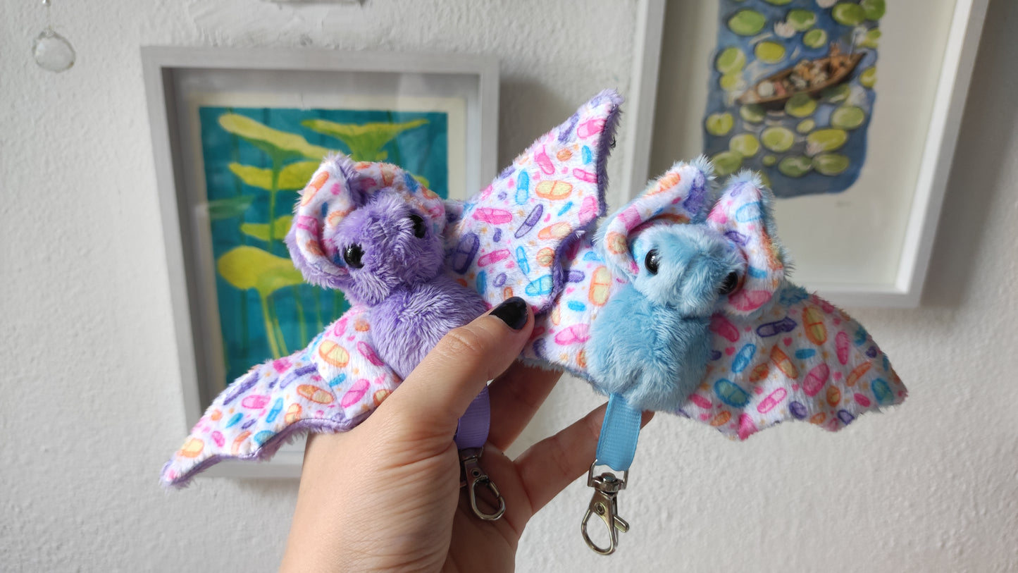 Cutiepill - Porte-clés Mini Bat - FAIT SUR COMMANDE