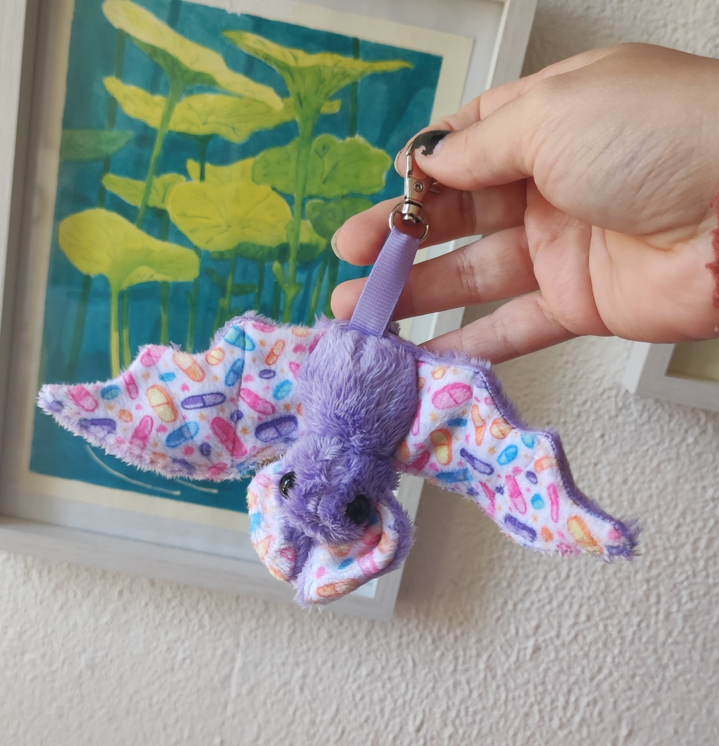 Cutiepill - Porte-clés Mini Bat - FAIT SUR COMMANDE