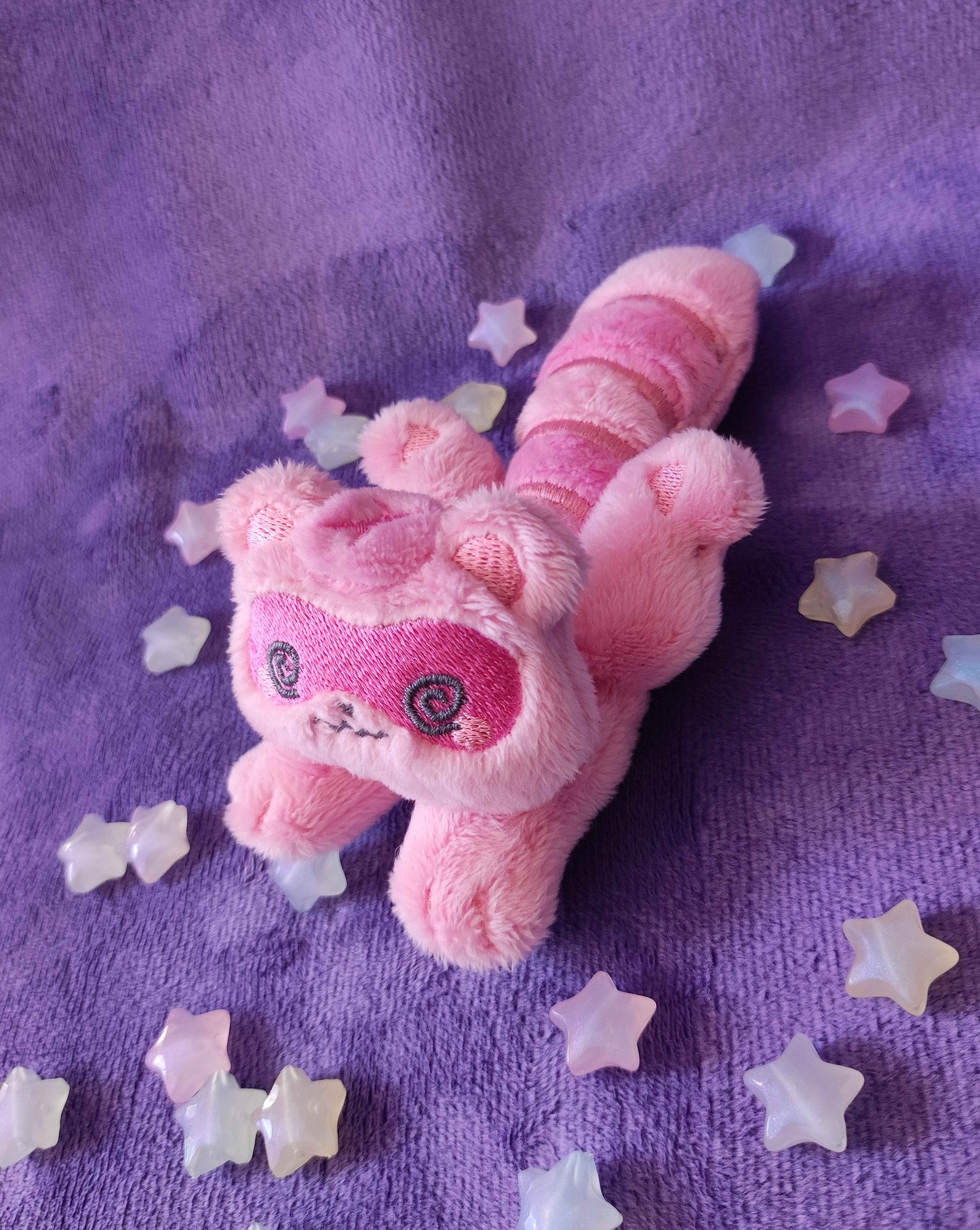 Pink - Mini dizzy tanuki