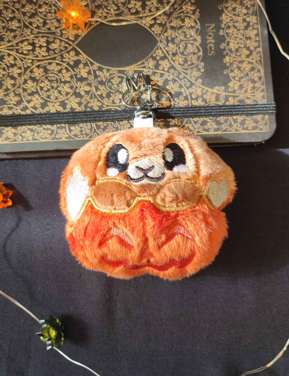 Bunkin - Brown - Bunny in a pumpkin