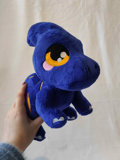 Lapis Lazuli the Parasaur - Big dino plushie