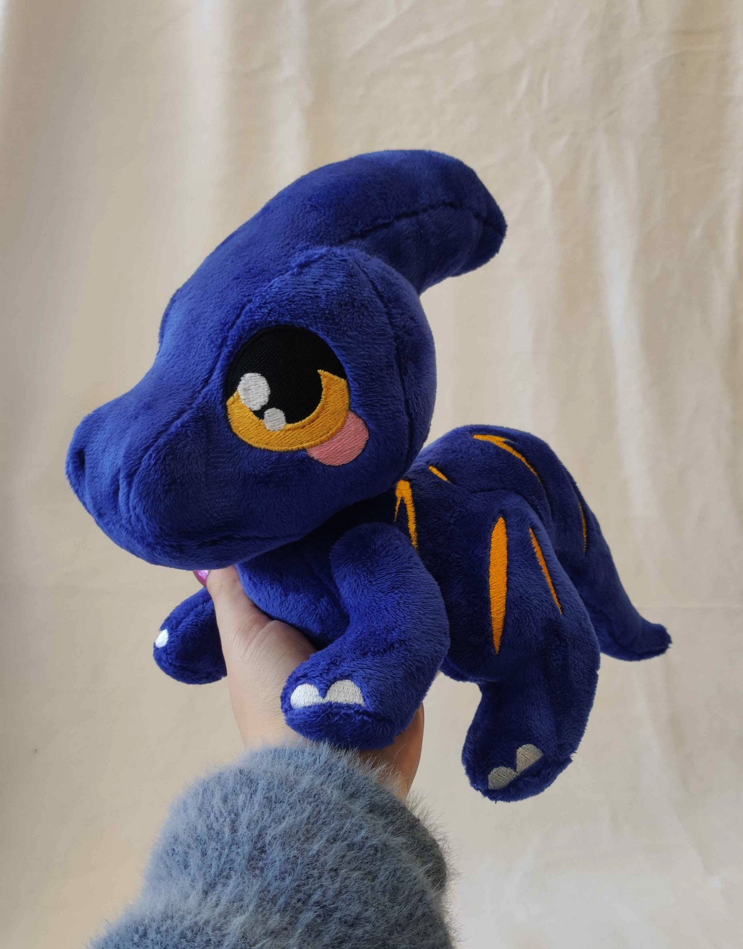 Lapis Lazuli the Parasaur - Big dino plushie