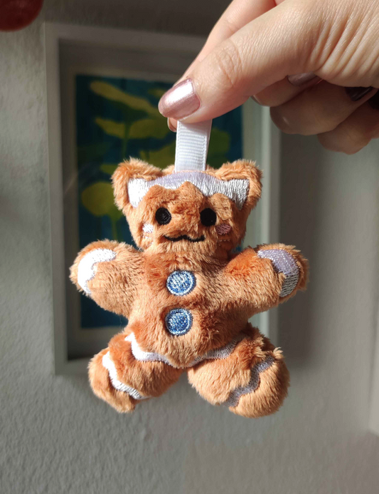 Gingerbread Cookie Kitty Charm