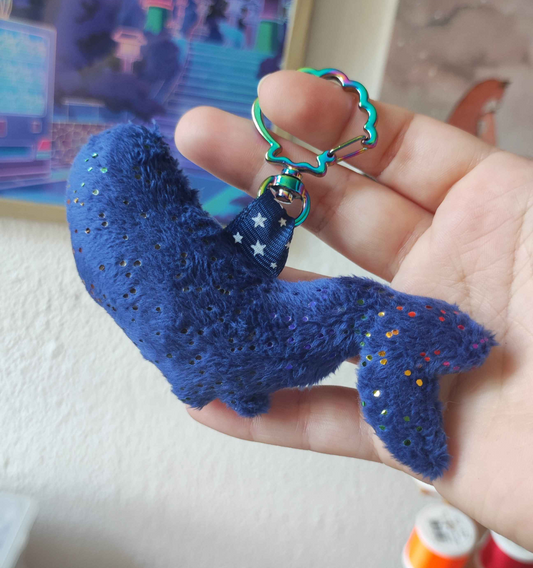 Baleine constellation - Dorée (porte clé)