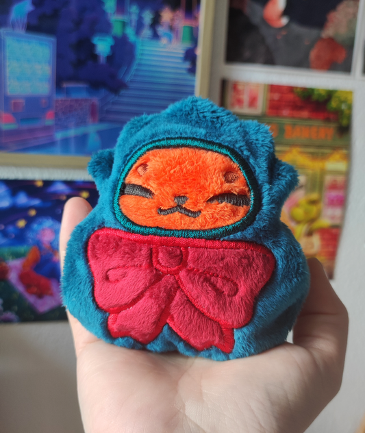 Renard roux et son costume festif | Cadeau