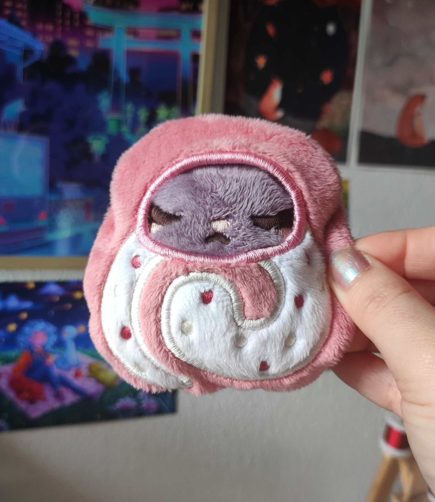 Souris et son costume festif | Gâteau roulé