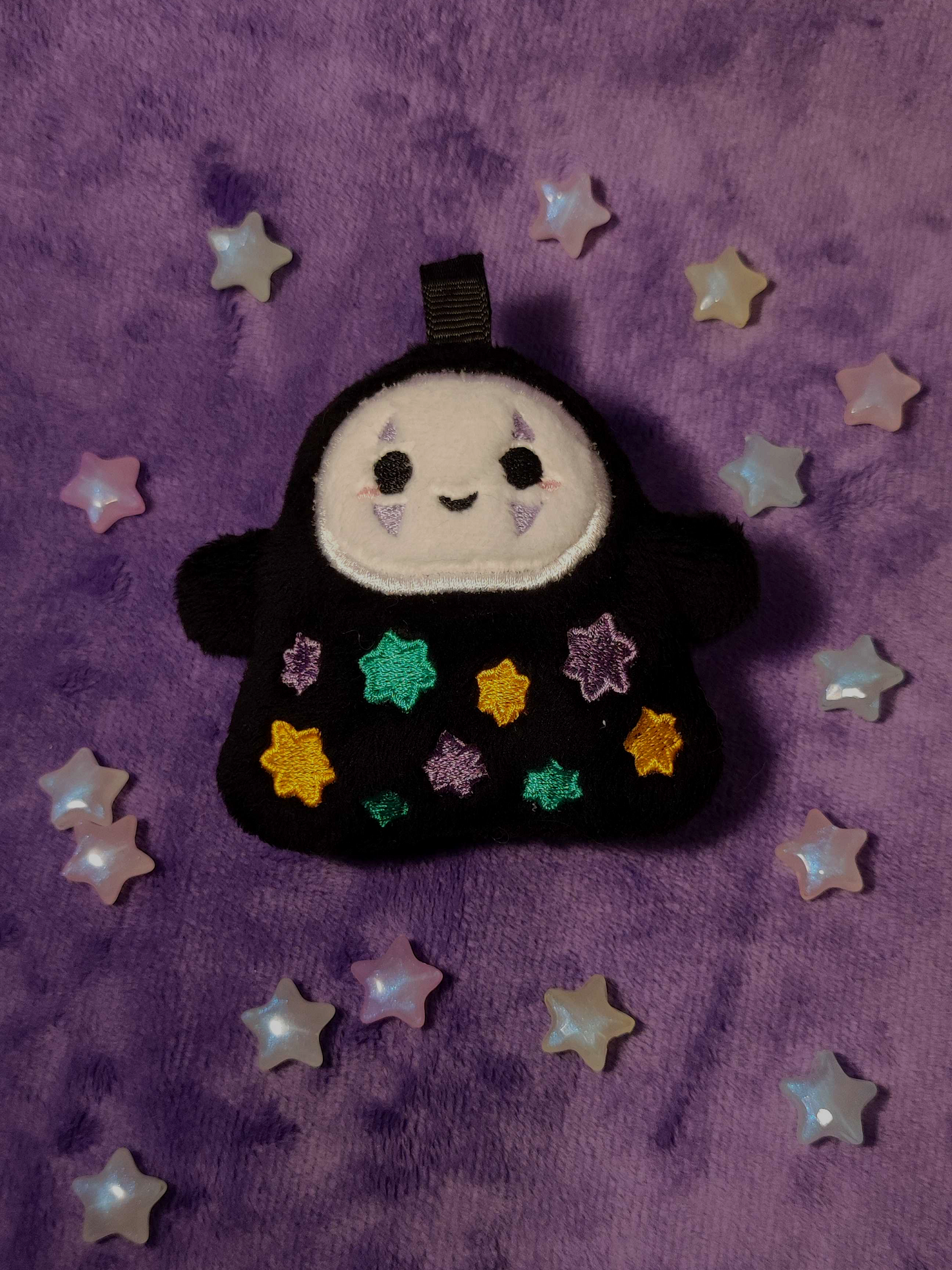 Faceless Konpeito mini charm plushie