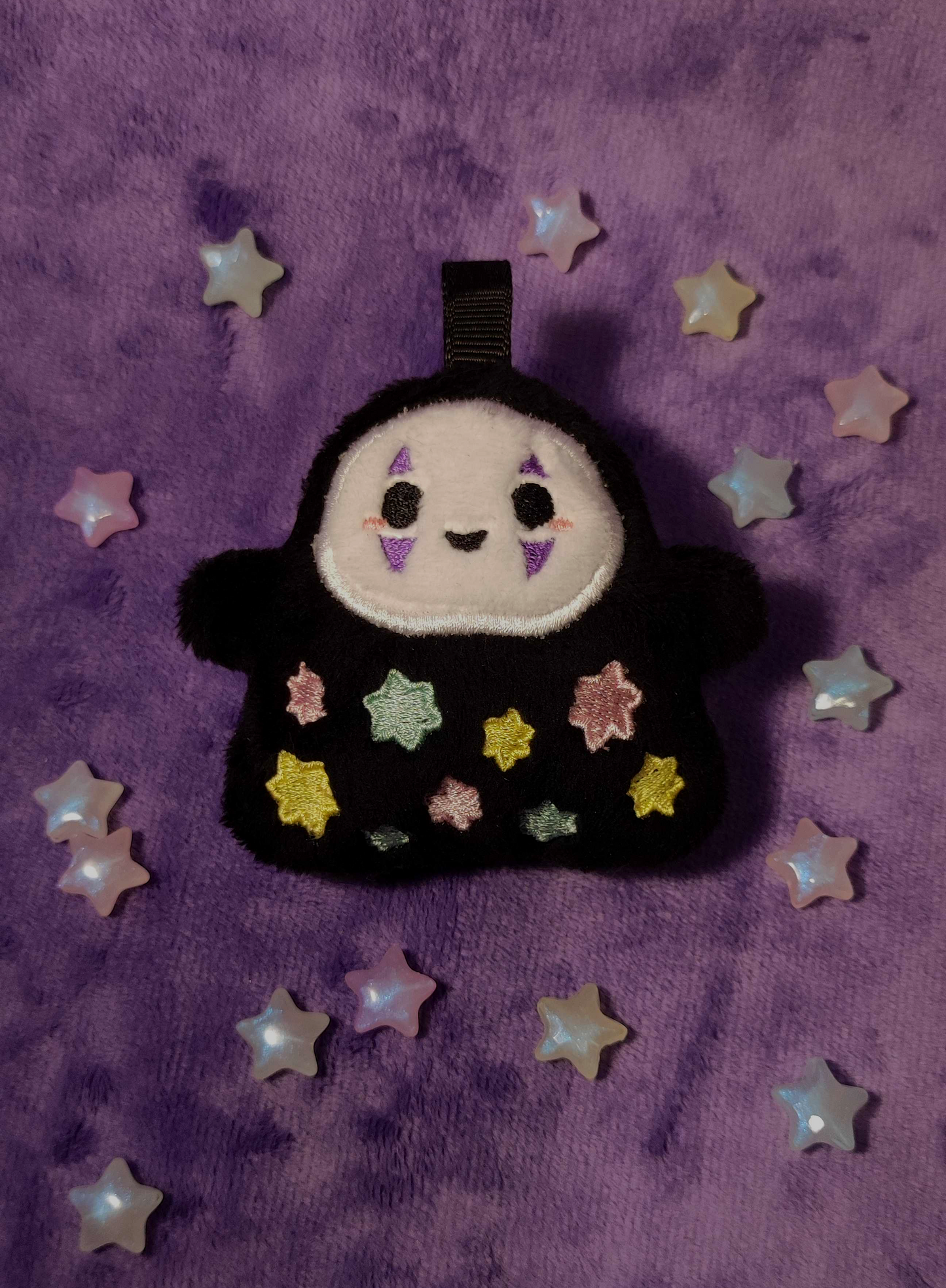 Faceless Konpeito mini charm plushie