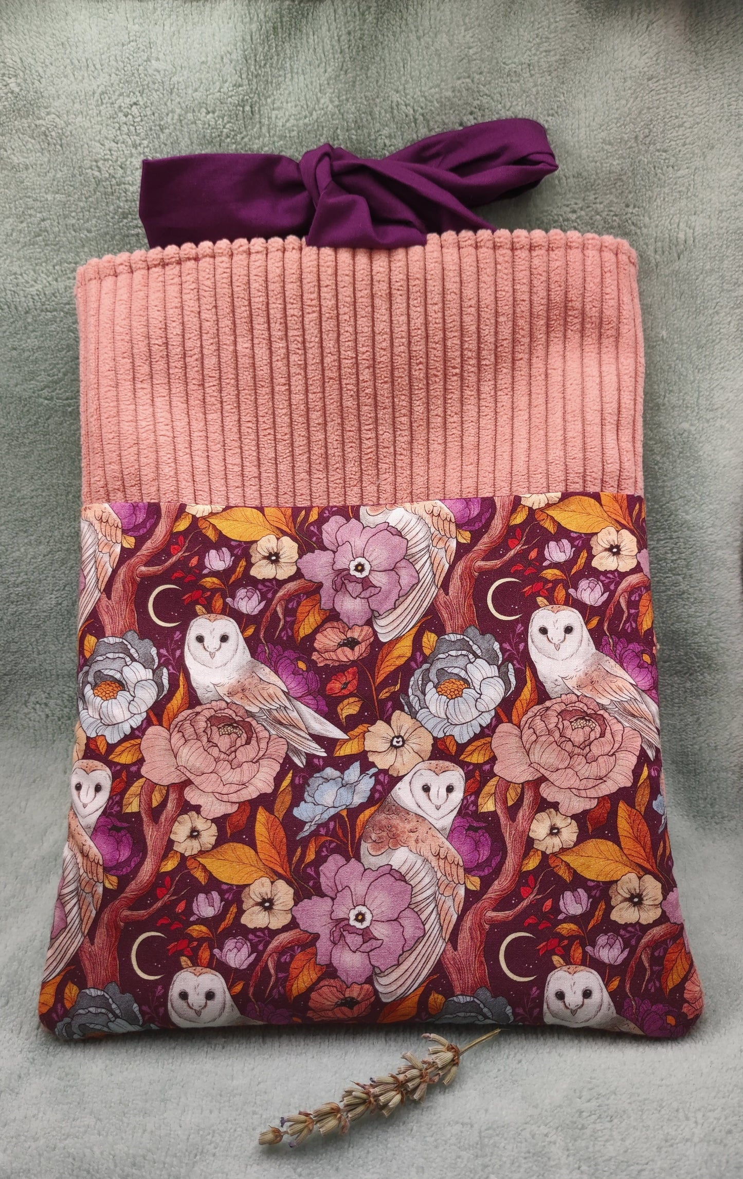 Pochette à liseuse/livre de poche - Lixy - Chouette effraie
