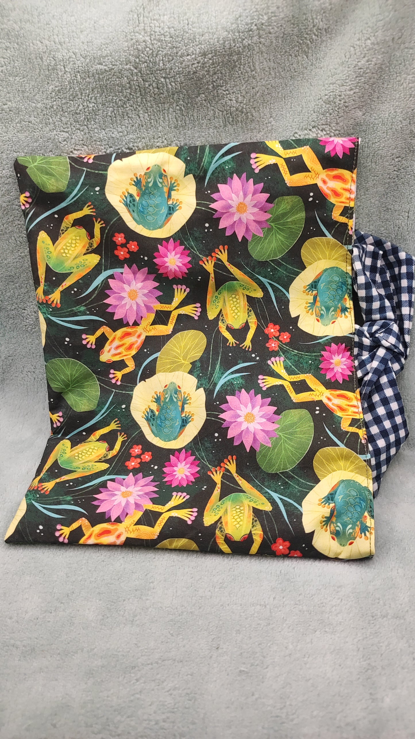 Pochette à liseuse/livre de poche - Lixy - Grenouille