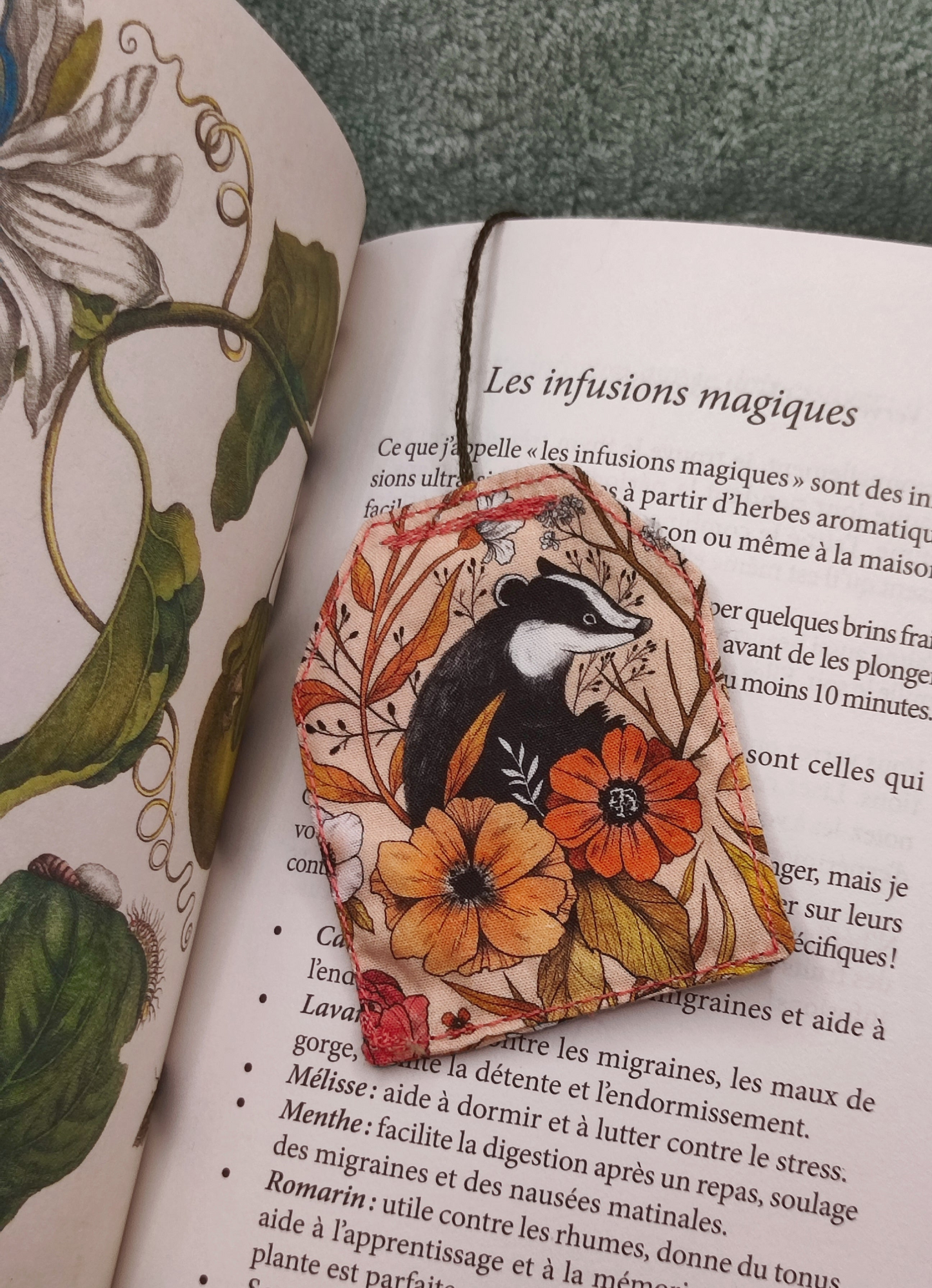 Marque-page infusion - Lixy - Fantômes